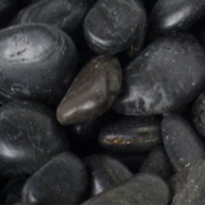 Black Polished Pebble